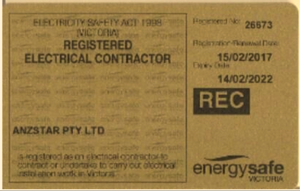 registered electrical contractor